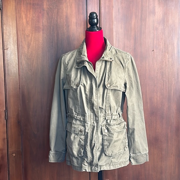 Per Se Army Fatigue Jacket with Trench Detail L - Picture 1 of 9